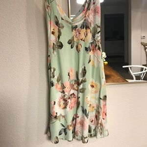 Privacy Please Ozark Minidress in Mint XS